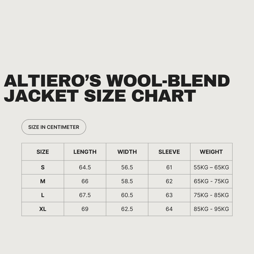 ALTIERO's Wool-Blend Jacket - ECRU