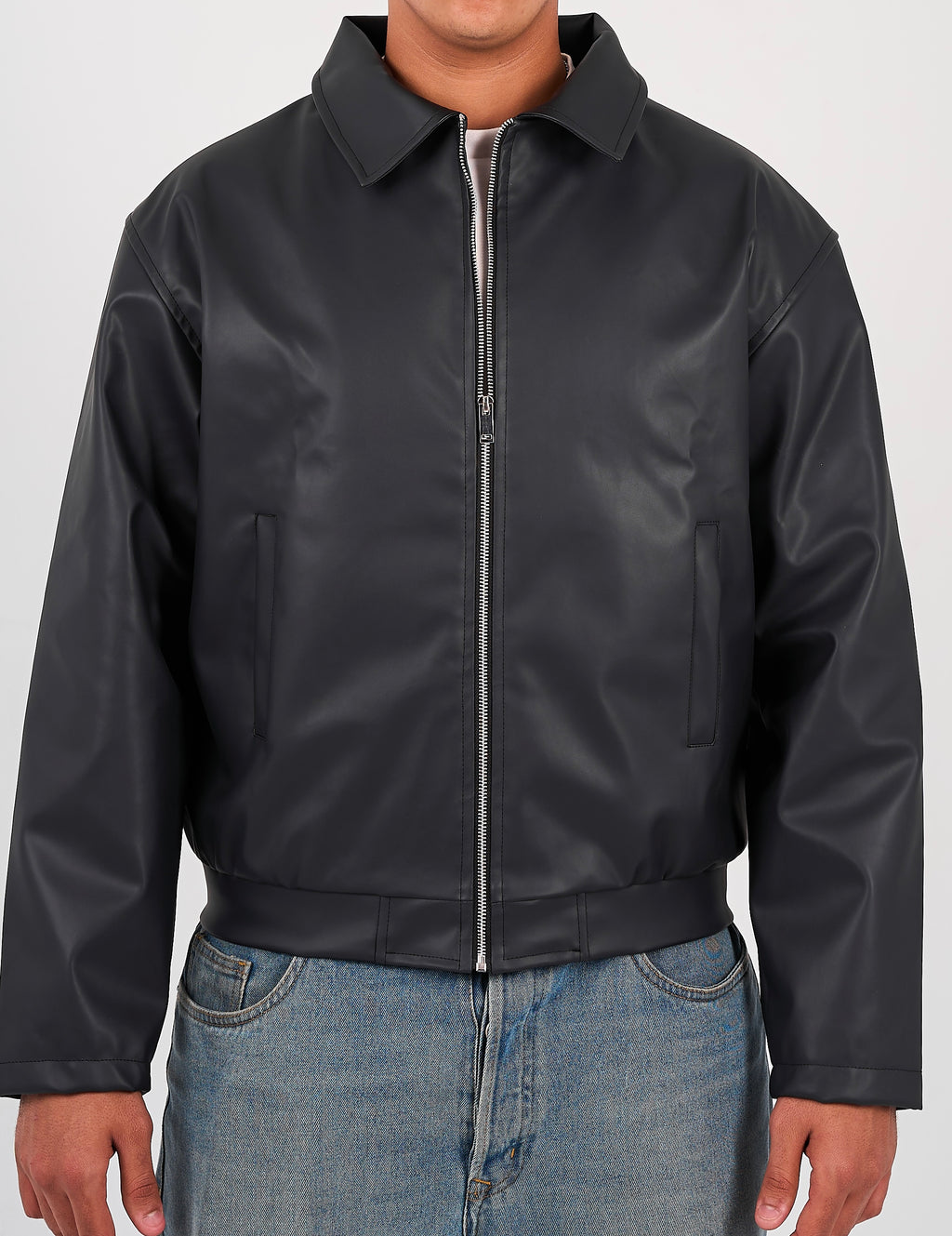 Leather Jacket - Noir
