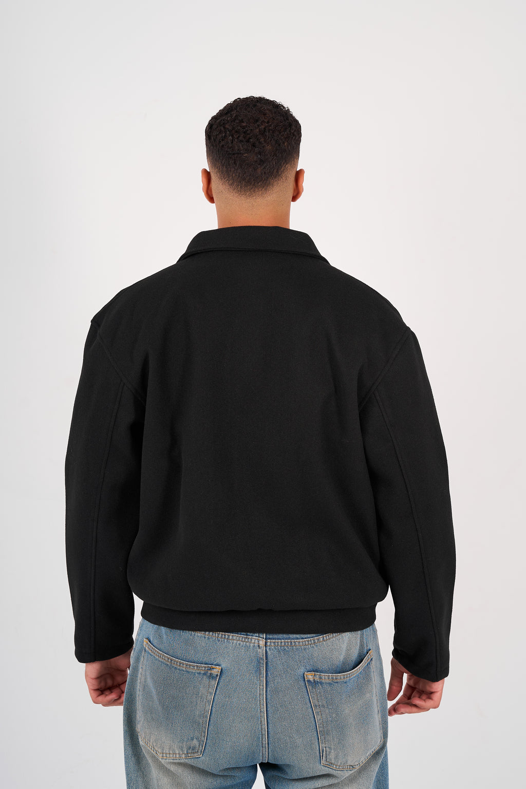 Wool-Blend Jacket - Noir
