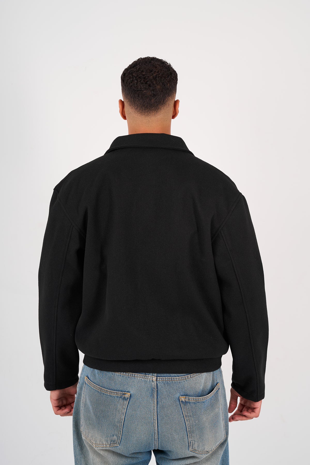 Wool-Blend Jacket - Noir