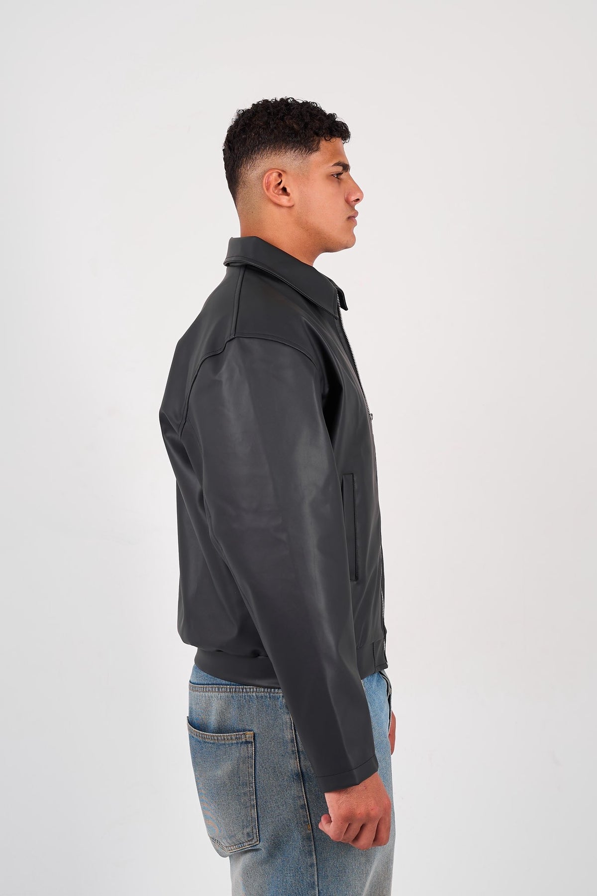 Leather Jacket - Noir