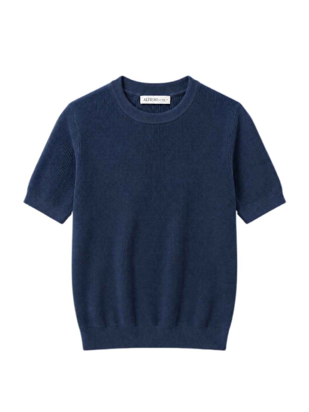 ALTIERO’s Knitted Tee - Blue