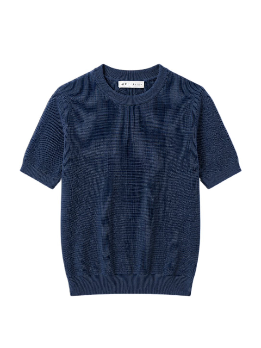 ALTIERO’s Knitted Tee - Blue