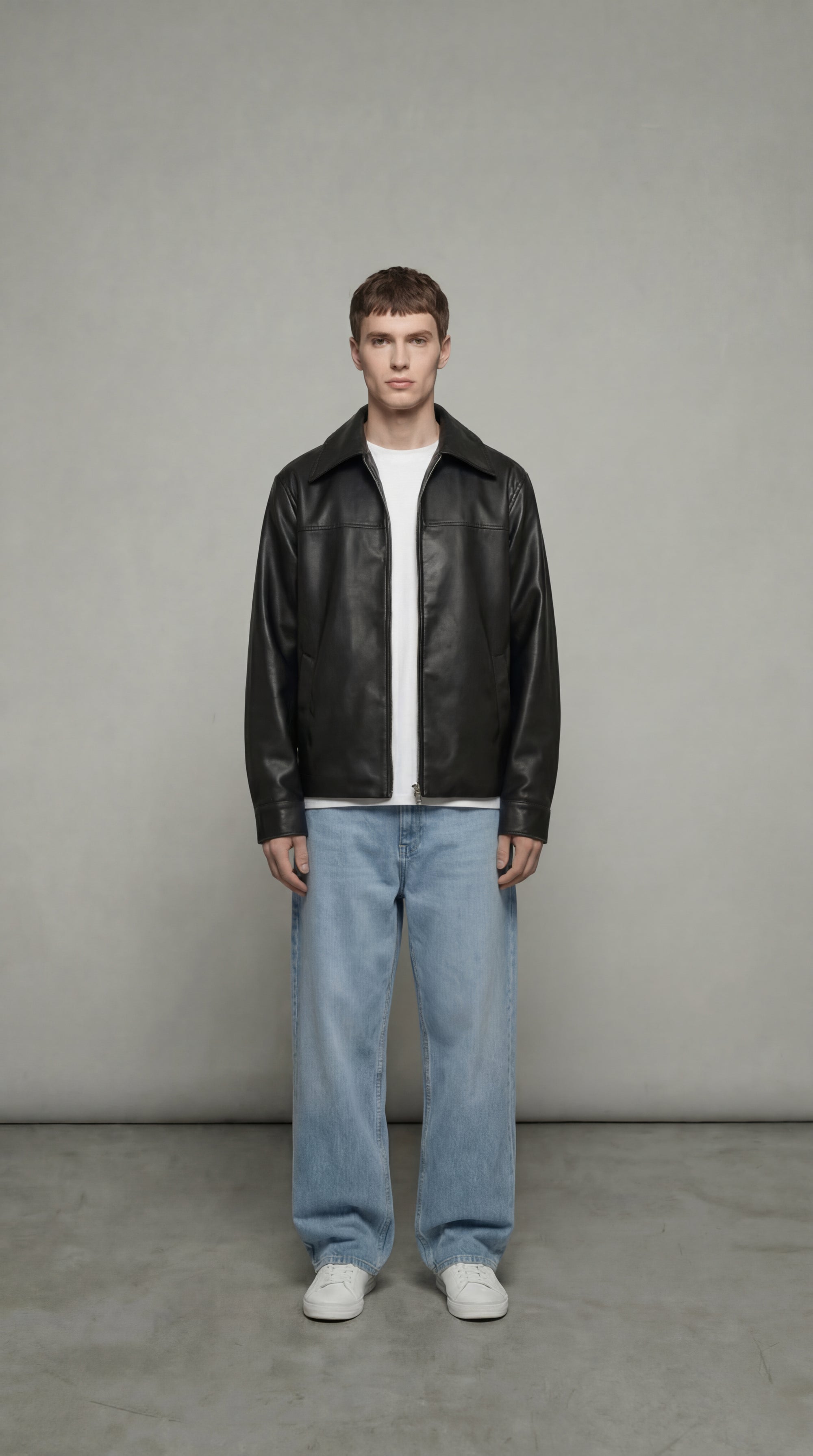 ALTIERO's Noir Black Leather Jacket