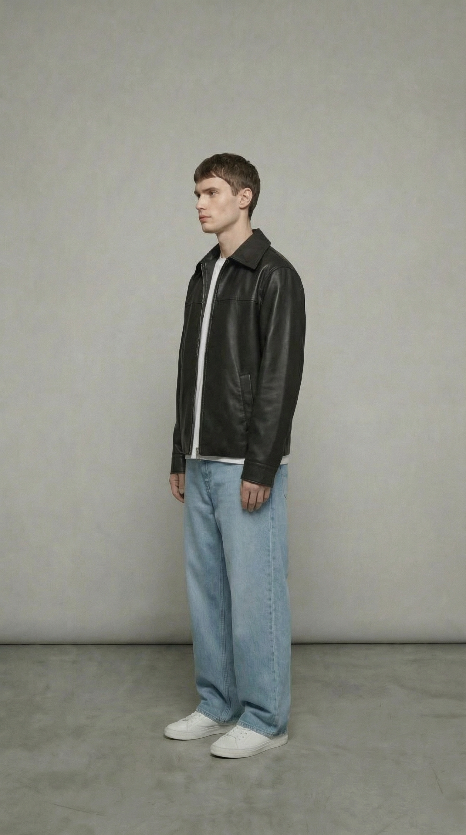 ALTIERO's Noir Black Leather Jacket